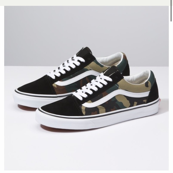 vans old skool camo